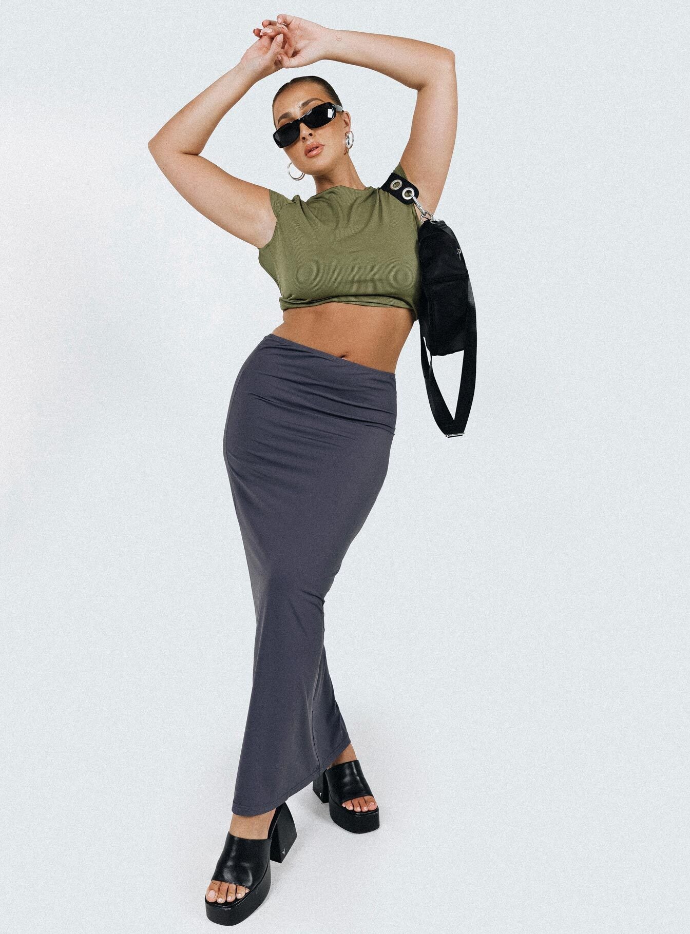 Solita-Top-Green-and-Chipla-Eco-Nylon-Maxi-Skirt-Slate-3